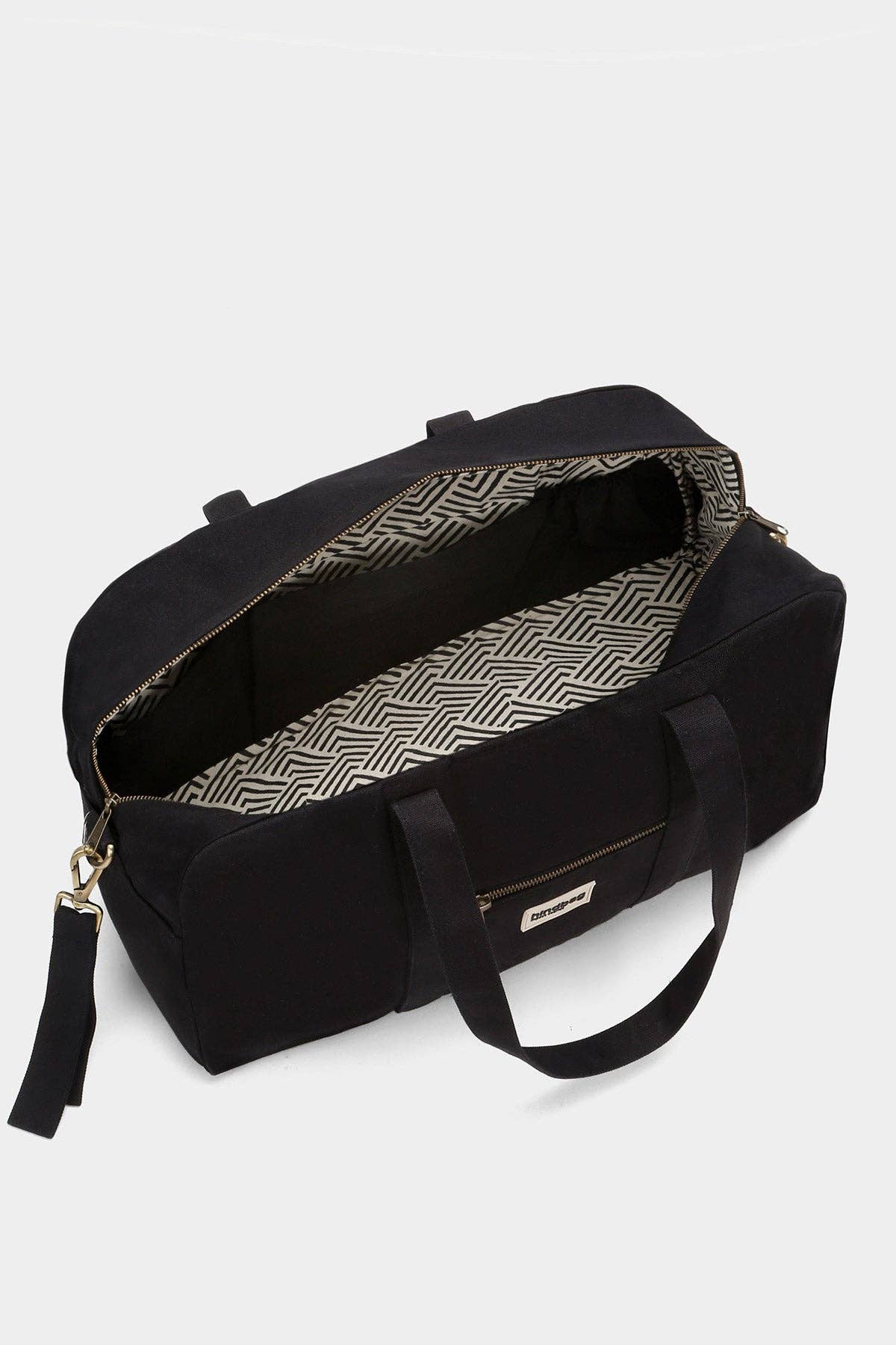 Hindbag Pusletaske Økologisk Bomuld Sort