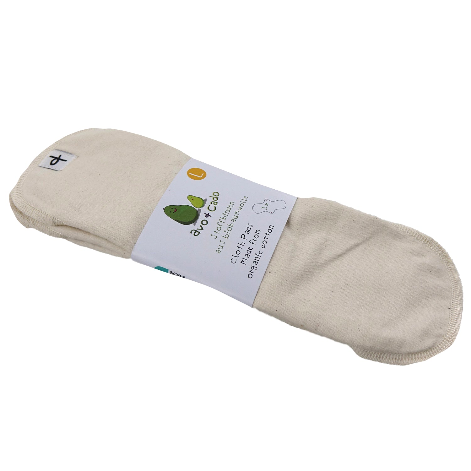 avo+cado Servetten (stoffen luiers) in biologisch katoenflanel - 3 stuks - Servetten - MamaMilla