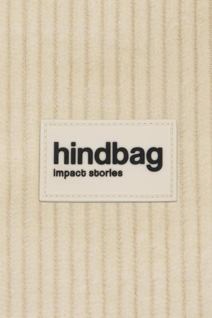 Hindbag Pusletaske Økologisk Fløjl Beige
