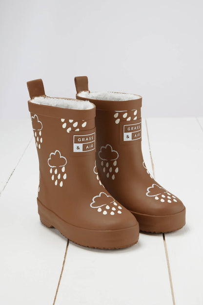 Grass &amp; Air Toffee Brown gummistøvler
