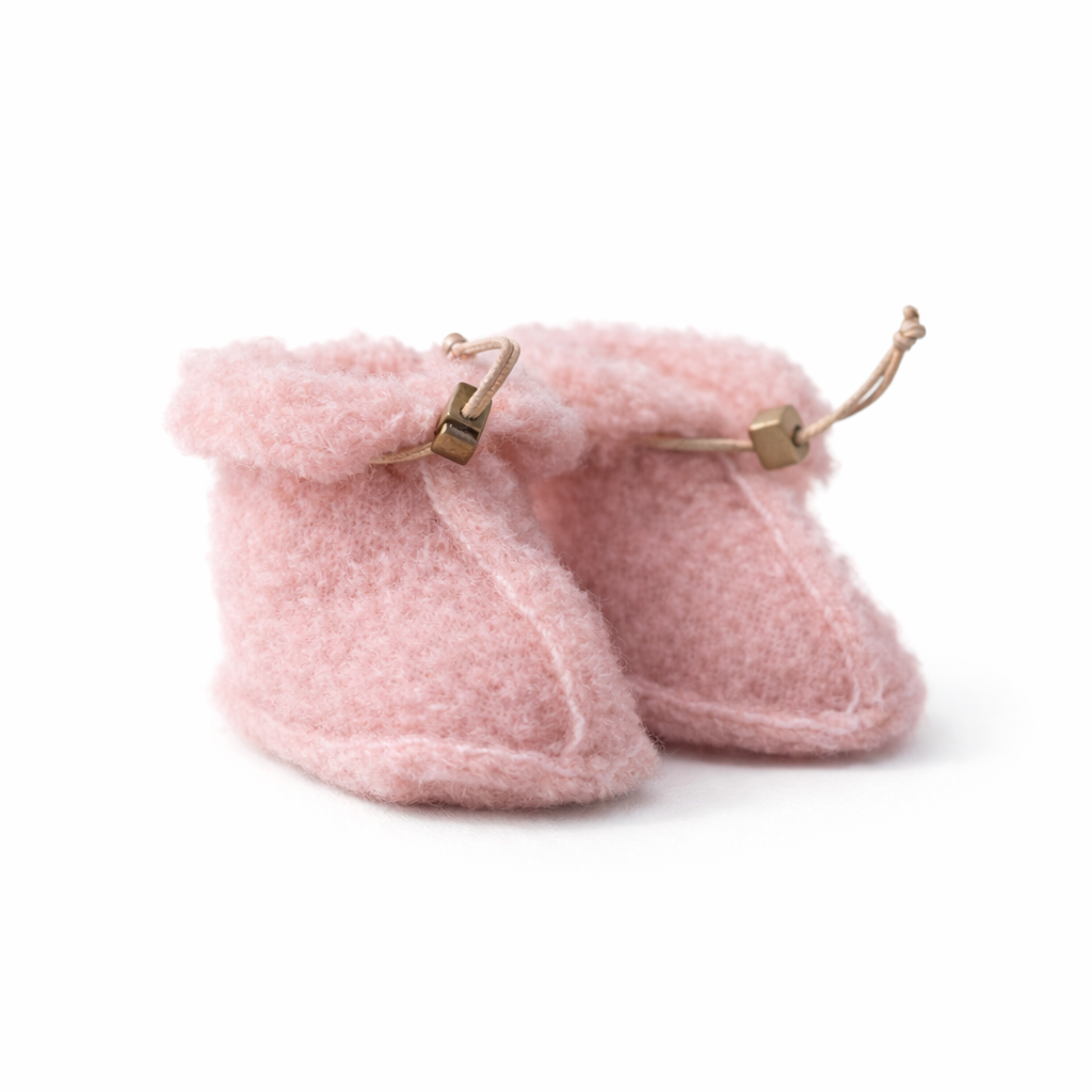 Babywollen schoentjes gemaakt van 100% biologische schapenwol