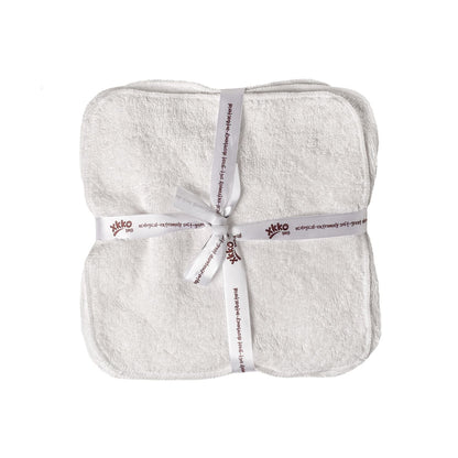XKKO Washandje in Bamboe/katoenen badstof en Velours - 21x21 cm - 5 stuks - Washandjes - MamaMilla