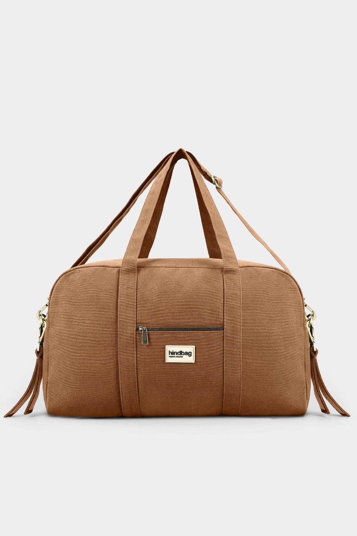 Hindbag Pusletaske Økologisk Bomuld Brun