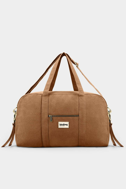 Hindbag Pusletaske Økologisk Bomuld Brun