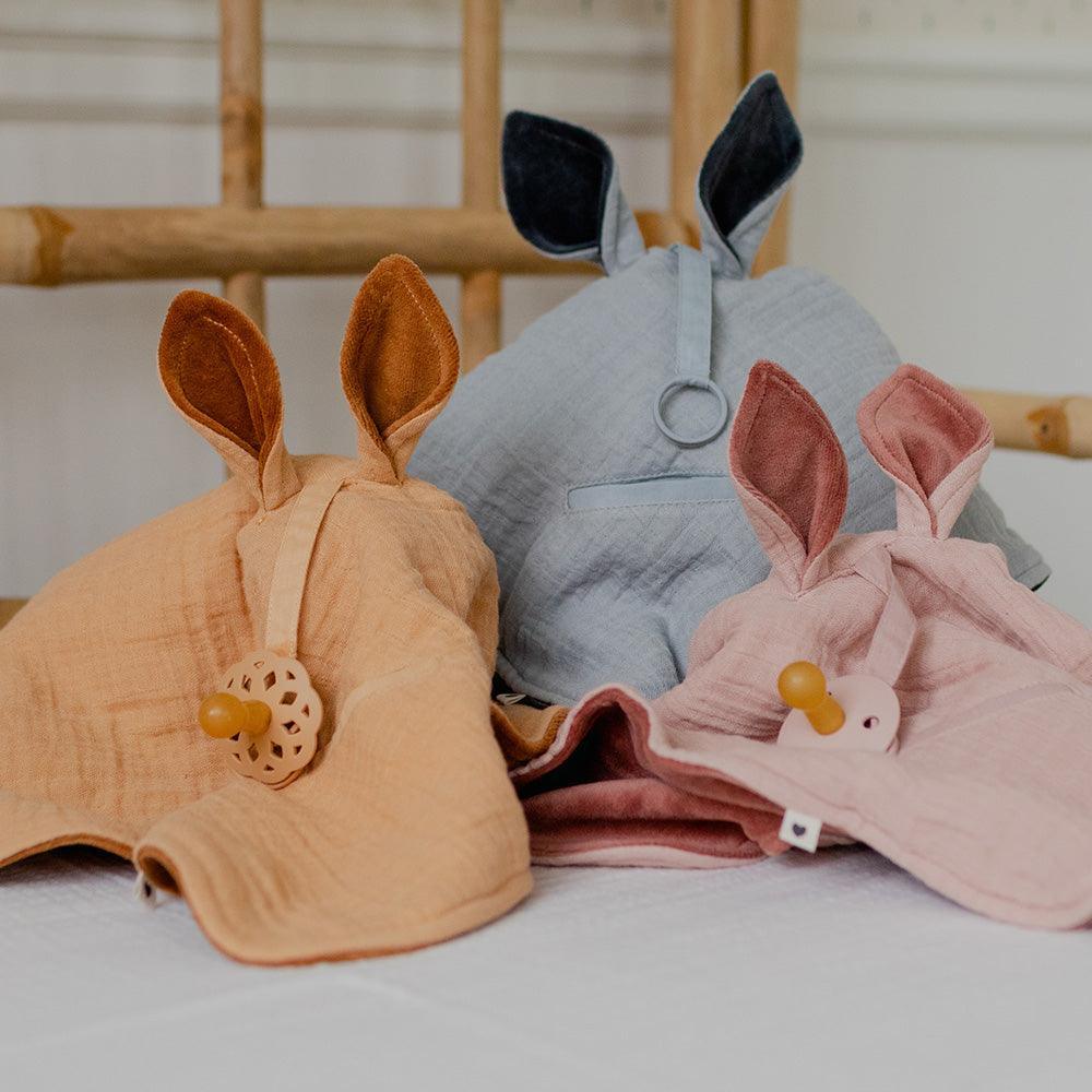 BIBS Kangoeroe mousseline speen "Blush" (biologisch katoen) - MamaMilla