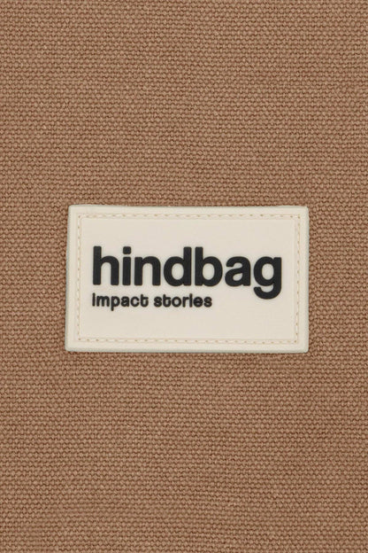 Hindbag Pusletaske Økologisk Bomuld Brun