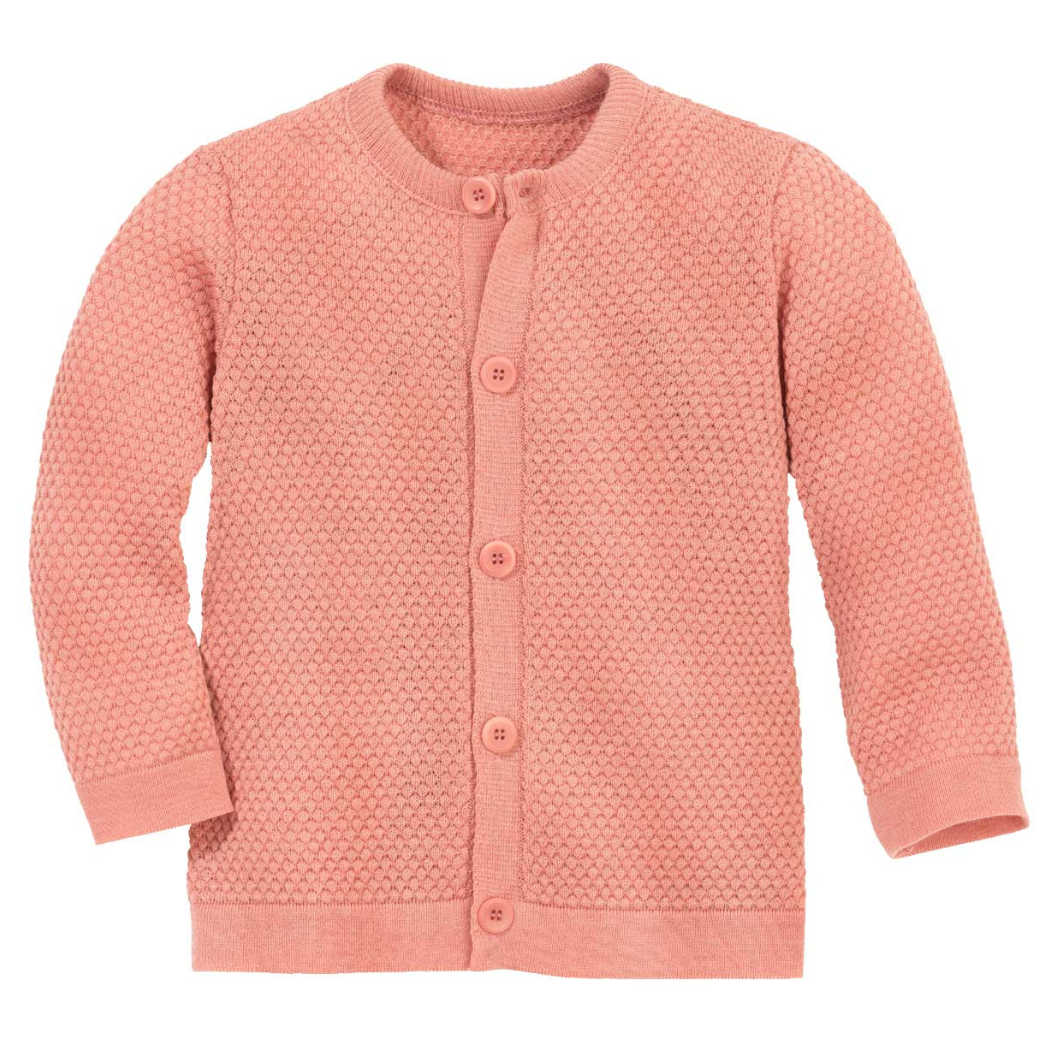 Disana Vest in Wafelbreisel – Merinowol – Zachtroze