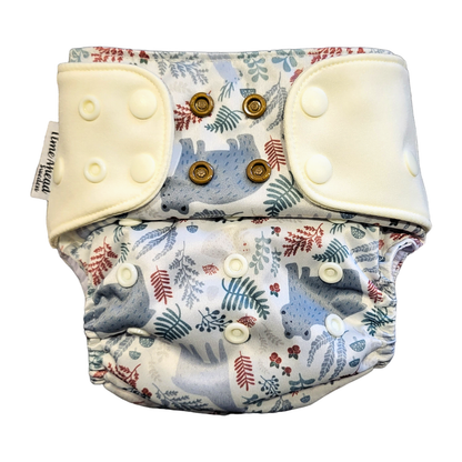 Het Zweedse bos | Zakluier Stretch | 5-17kg: Bosbes / Geen inzetstukken - - MamaMilla