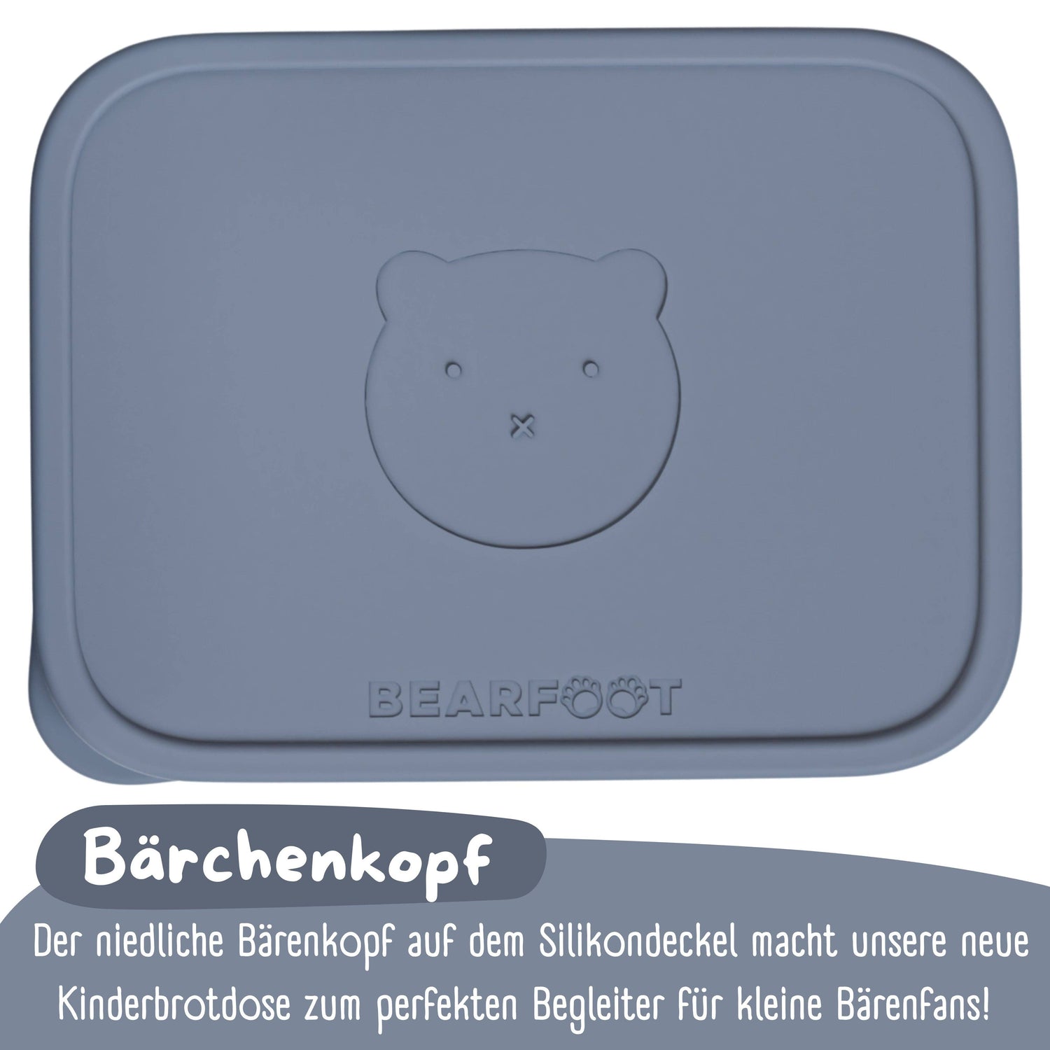 BEARFOOT Bento Stalen Lunchbox Met 4/6 Vakken (verstelbaar) - Blauw: 700 ml - Lunchbox - MamaMilla