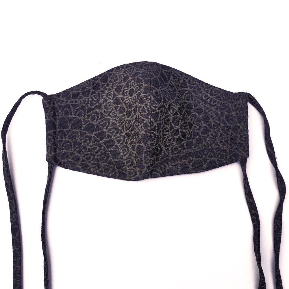 Fidella Mundbind - Mosaic/Mocha Brown med bindebånd - - MamaMilla