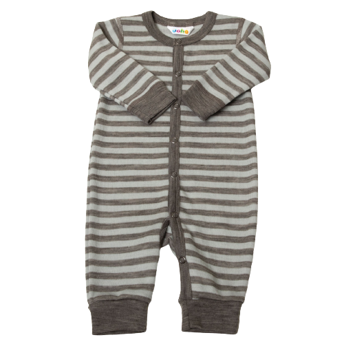 Joha jumpsuit met strepen in wol - Mint - Jumpsuit - MamaMilla