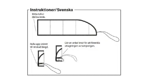 Imse Vimse Stoffen tampon - 8 stuks - Naturel - Tampon - MamaMilla