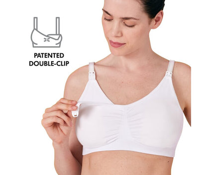 Medela Comfortabele 3-in-1 voedings- en kolfbeha, zwart, maat M - MamaMilla