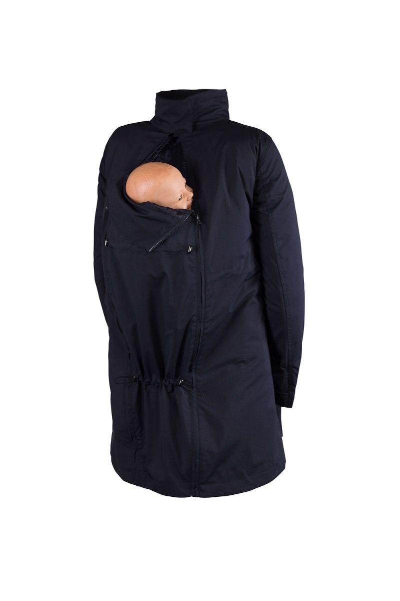 Wombat &amp; Co. KOWARI 4-in-1 zwangerschaps-/draagjack voor het hele jaar - Marineblauw - Draagjack - MamaMilla