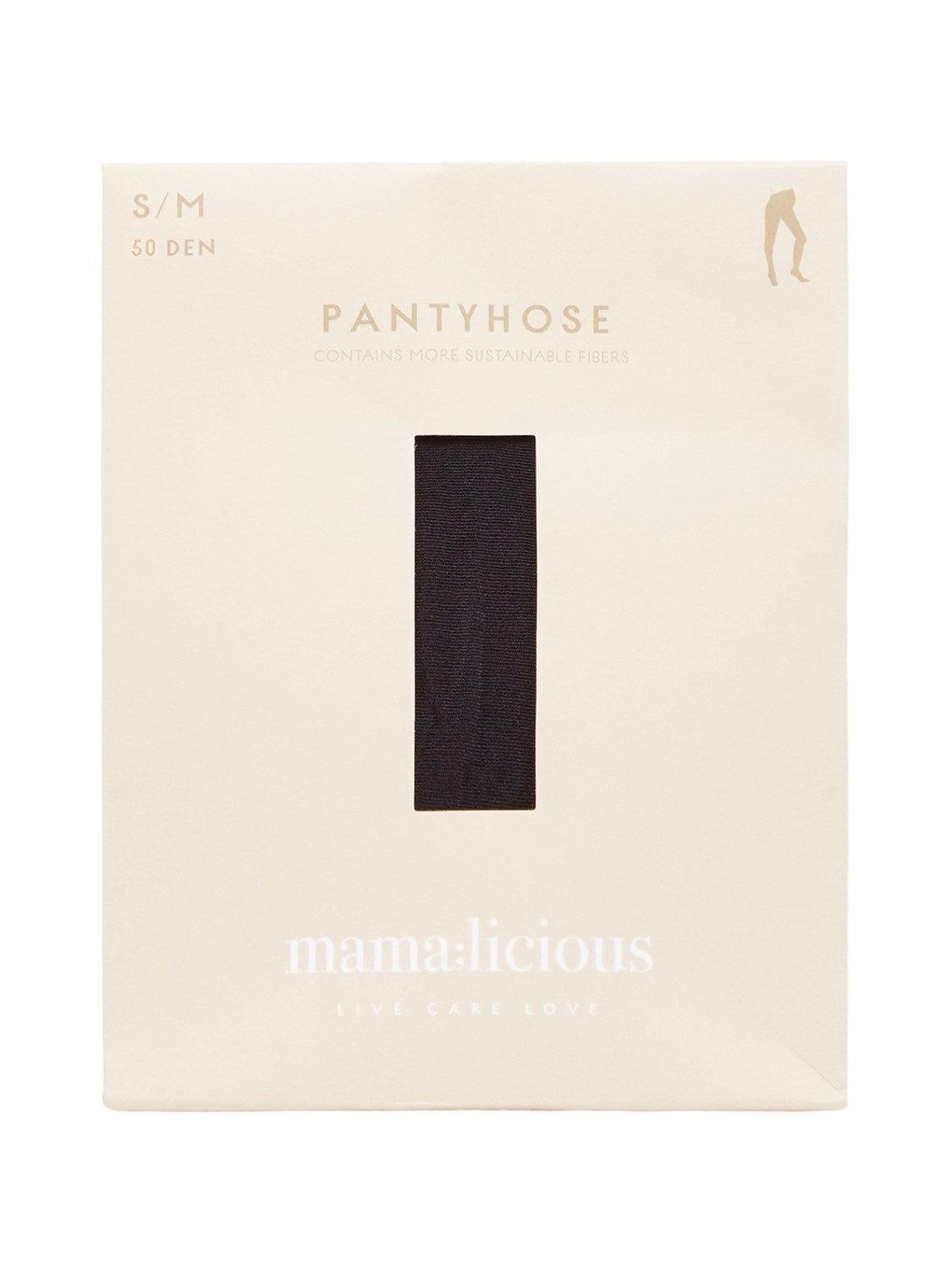Mamalicious nylon zwangerschapskousen (50 denier) 2-pack - zwangerschapskleding - MamaMilla