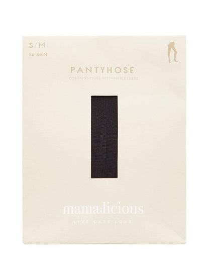 Mamalicious nylon zwangerschapskousen (50 denier) 2-pack - zwangerschapskleding - MamaMilla