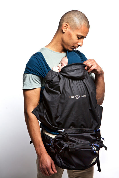 Love radius - CaravanBag - Multibag en heupdrager in één - Zwart - Luiertas - MamaMilla