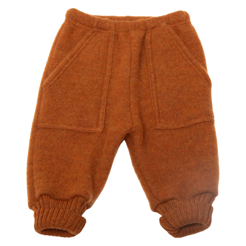 Joha dikke wollen broek - Oranje - Wollen broek - MamaMilla