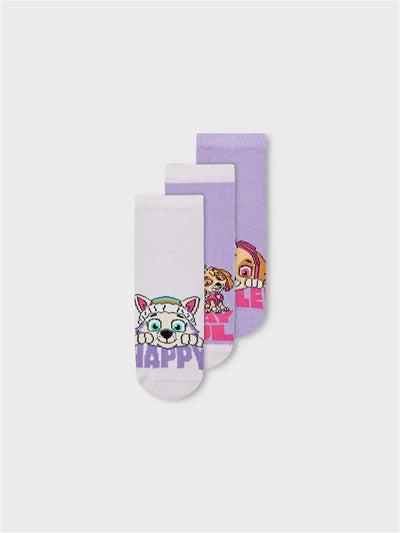 Name it 3 pack sokken met Paw Patrol - Jumi - Sand Verbena - Sokken - MamaMilla