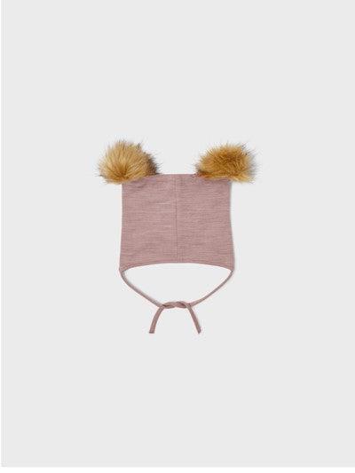 Name it Muts van wol met Pom Pom - Wuppo - Gewei - Babymutsje - MamaMilla