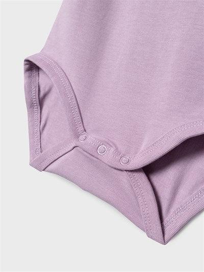 Noem het body met glitterdetails - Solinne - Rabbit - Lavender Mist - Body - MamaMilla