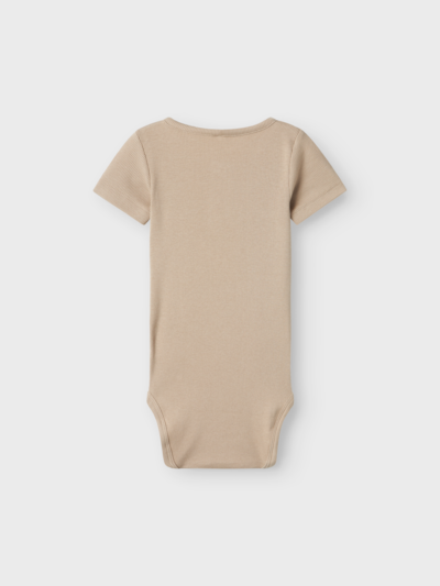 Name it body in rib met korte mouwen - Kab - Pure Cashmere - Body - MamaMilla