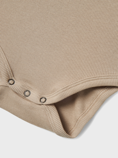 Name it body in rib met korte mouwen - Kab - Pure Cashmere - Body - MamaMilla