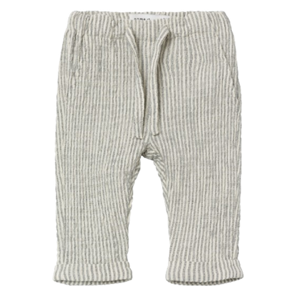 Name it broek in katoen - Blauwe strepen - Broek - MamaMilla
