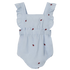 Name it Romper met borduursel - Ferilla - Lieveheersbeestjes - Chambray Blauw - Jumpsuit - MamaMilla
