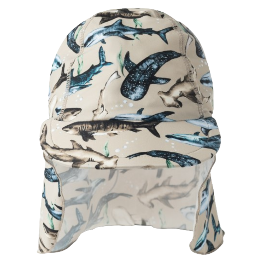 Noem het zonne- en zwemhoed met schaduw - Zilo - Pure Cashmere - Zonnehoed - MamaMilla