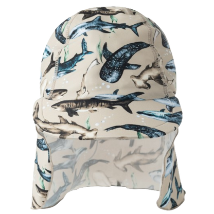 Noem het zonne- en zwemhoed met schaduw - Zilo - Pure Cashmere - Zonnehoed - MamaMilla