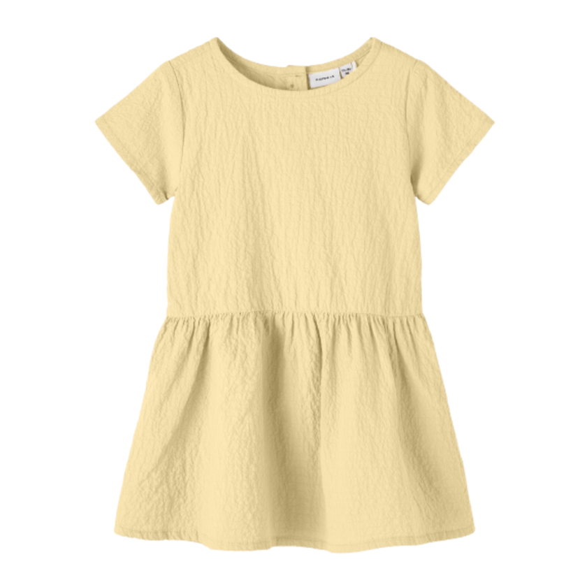 Name it Jurk met korte mouwen Herandi - Double Cream - Jurk - MamaMilla