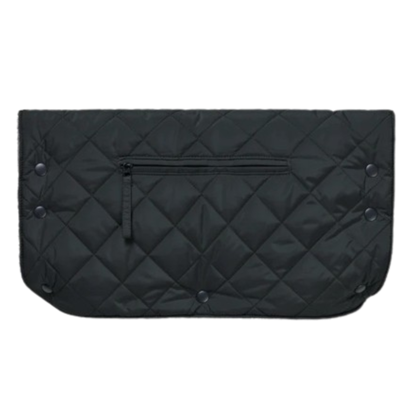 DAY A mini kinderwagenhoes - Teddy - Zwart - Kinderwagenaccessoires - MamaMilla