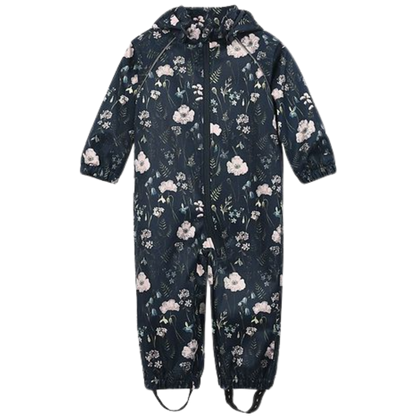 Minymo Softshell pak - Bloemen - Blue Nights - softshell - kind - MamaMilla