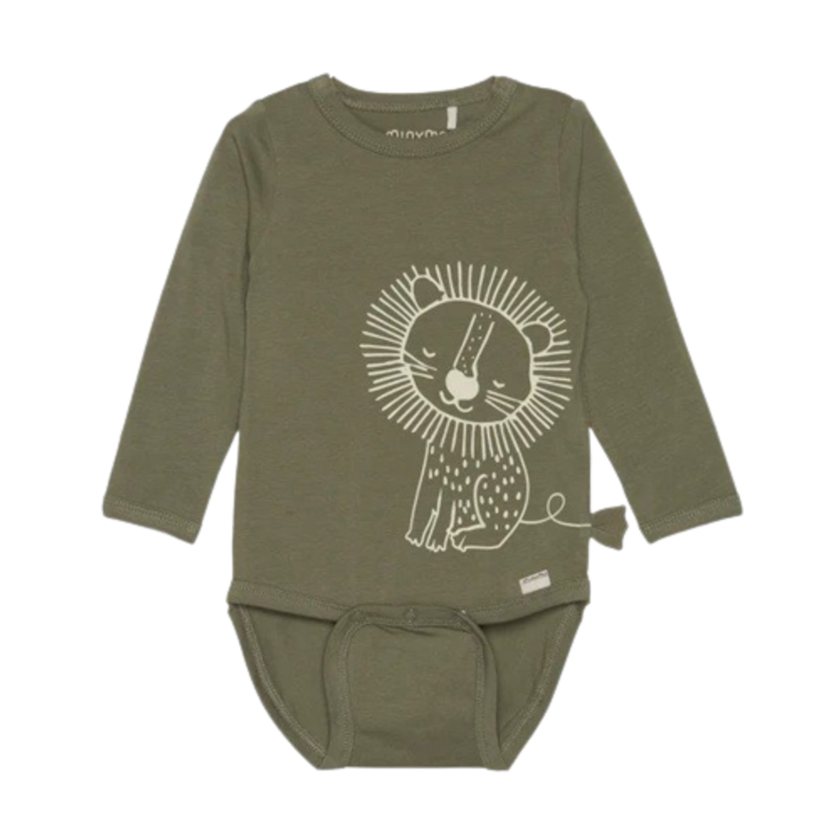 Minymo Lichaam - Leeuw - Diep korstmosgroen - Lichaam - MamaMilla