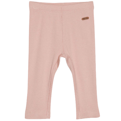 Minymo legging in ribstof - Mahogany Rose - broek - MamaMilla