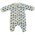Fixoni jumpsuit/nachtpak met voetjes - Nieuw Nadja - Tractors - Wit - Jumpsuit - MamaMilla
