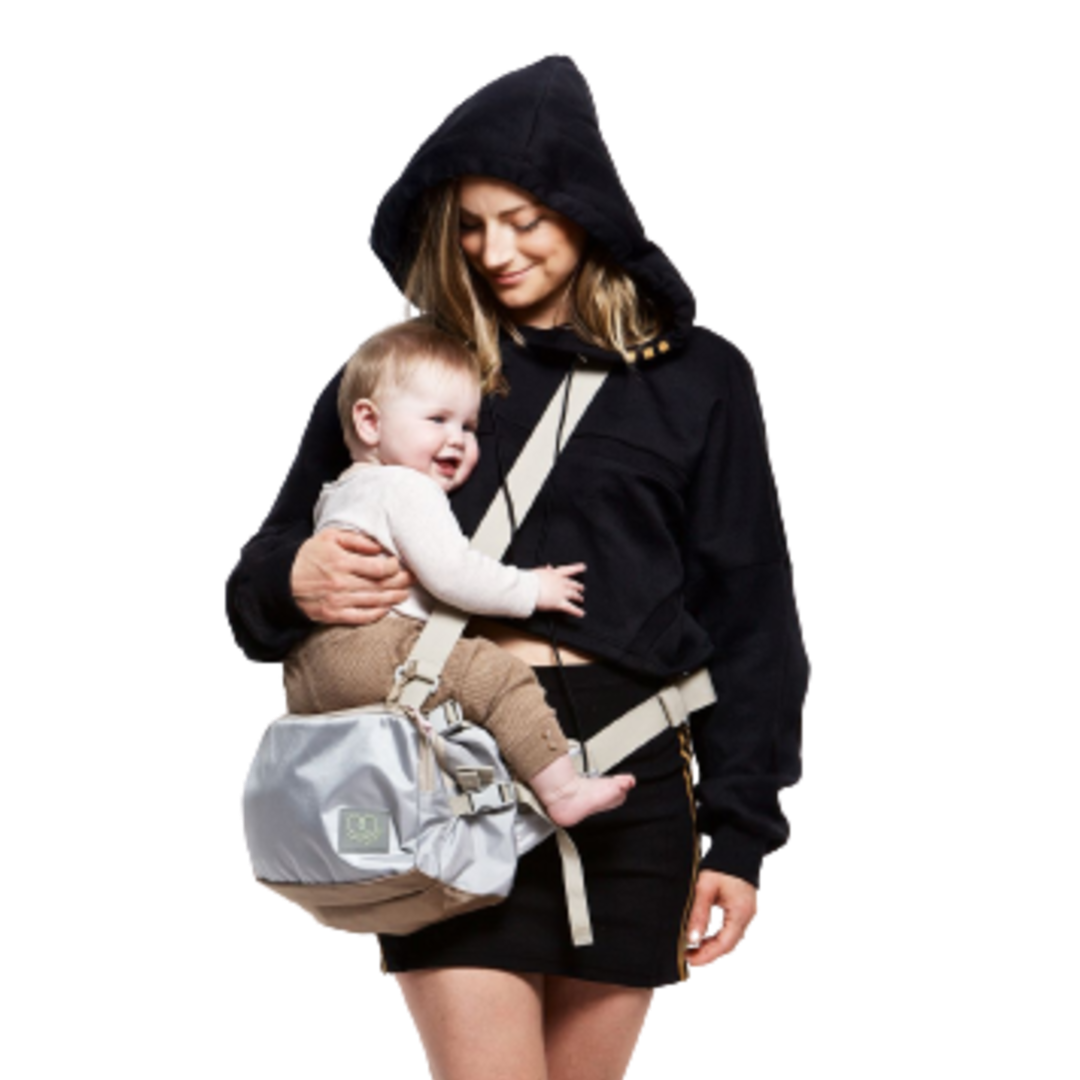 Love radius - CaravanBag - Multibag en heupdrager in één - Grijs - Luiertas - MamaMilla