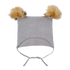 Name it Muts van wol met Pom Pom - Wuppo - Zilver Filigraan - Babymutsje - MamaMilla