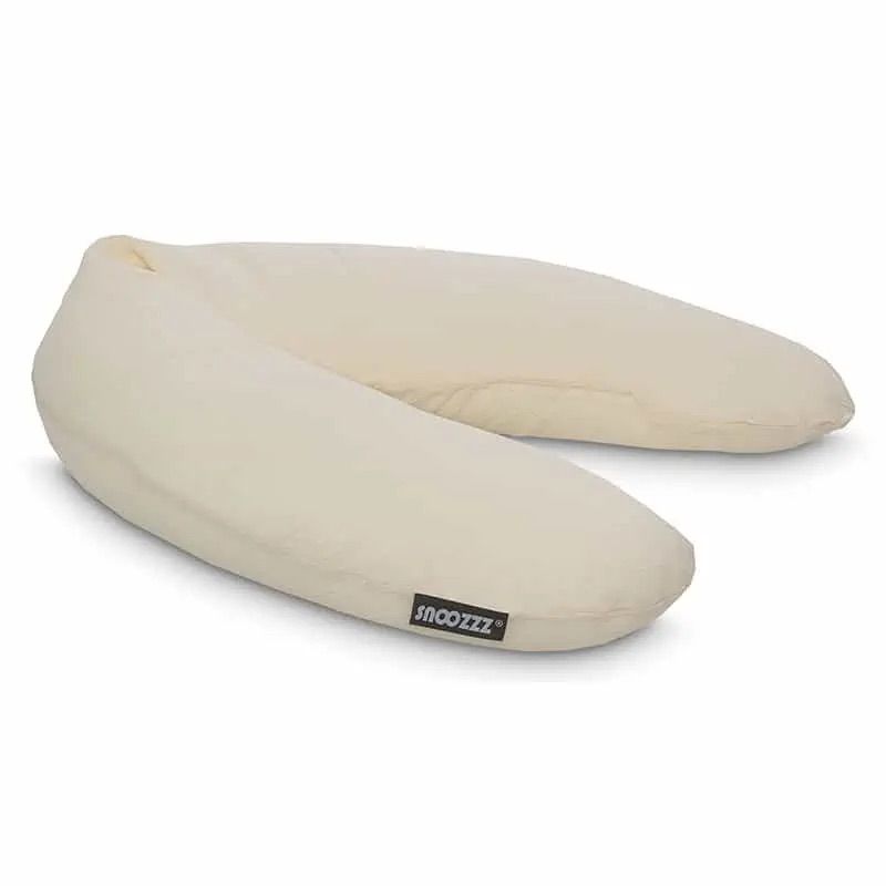 Snoozzz Zwangerschaps- &amp; voedingskussen - Champagne - Voedingskussen - MamaMilla