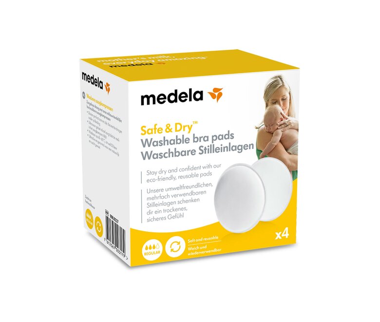 Medela Wasbare zoogcompressen - 4-pack - MamaMilla