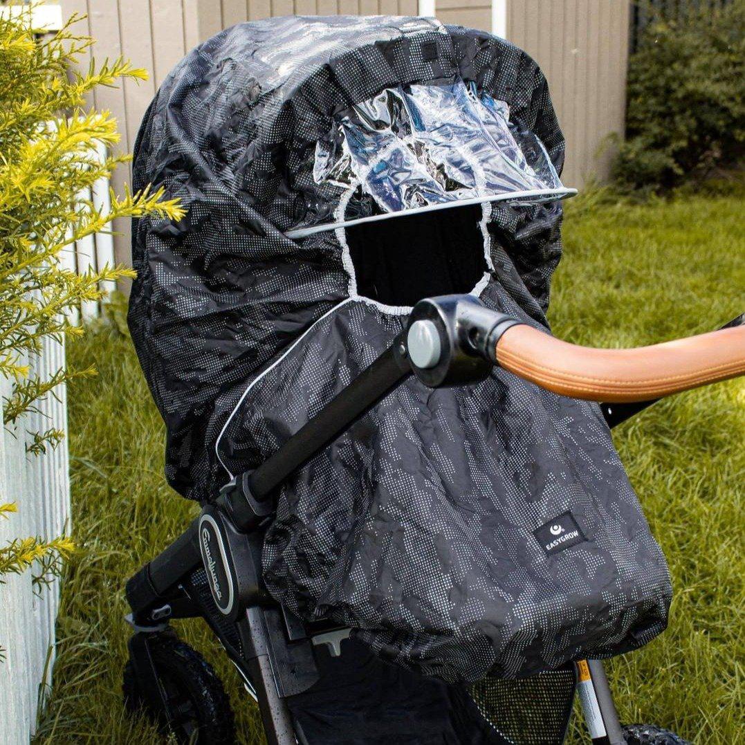 EasyGrow regenhoes voor de kinderwagen - Camo - Regenhoes enkele kinderwagen - MamaMilla