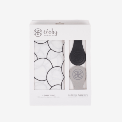 Cloby inbakerdoek en clip - Zwart - Kinderwagenaccessoires - MamaMilla