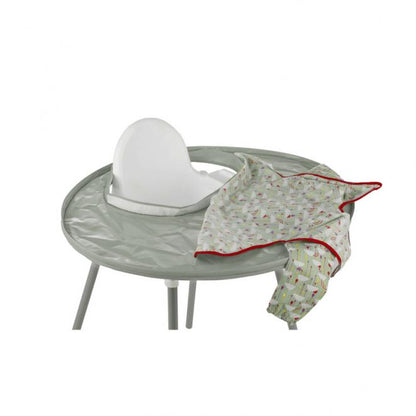 Tidy Tot Slab en Dienblad - SET - Grijze Appels - Slab met mouwen - MamaMilla