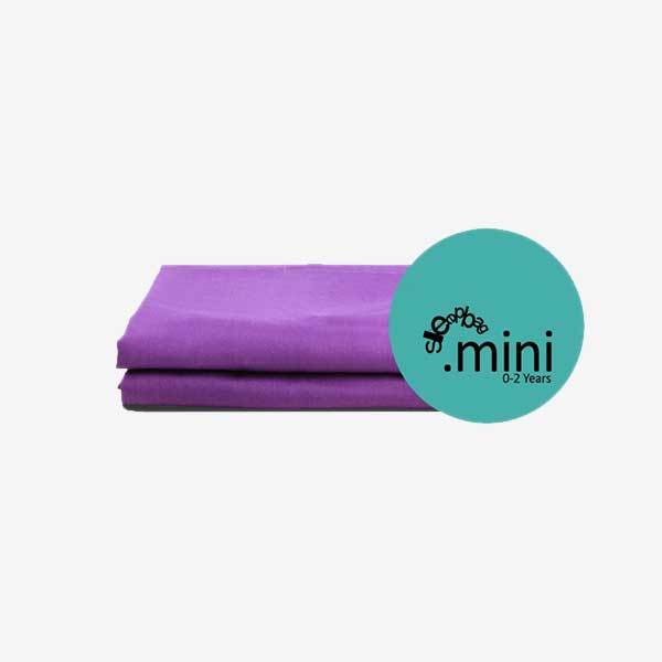 2 paklaken voor Sleepbag.mini slaapzak - paars - Accessoires voor slaapzak - MamaMilla