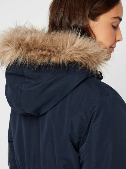 Mamalicious Zwangerschapsparkajas - Jessa - Marineblauwe blazer - Zwangerschapsjas - MamaMilla