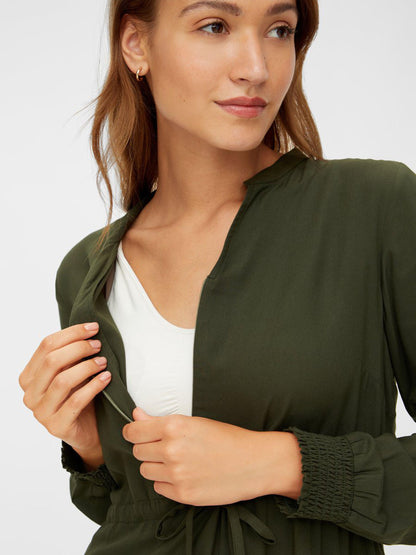 Mamalicious voedingsjurk in viscose - Zion - Voedingskleding - MamaMilla