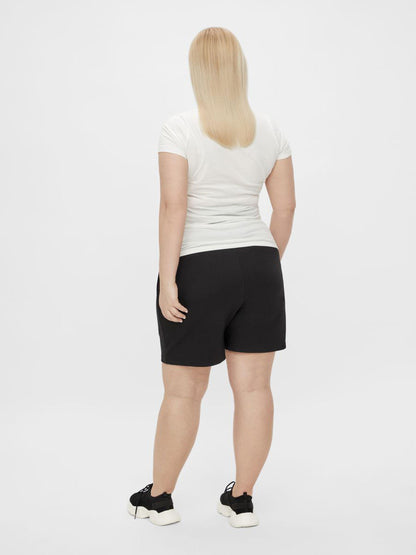 Mamalicious Zwangerschapsshorts - Curve Lif - Navy Blazer - Zwangerschapskleding - MamaMilla