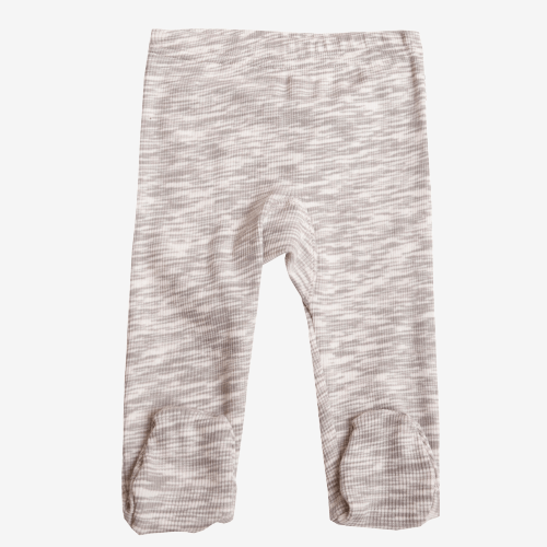 Joha legging met voetjes - Grijs gemêleerd - Broek - MamaMilla
