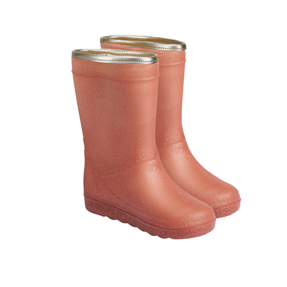 Een FANT rubberlaarzen met glitters - Metallic roze - schoenen - MamaMilla